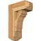 Ekena Millwork Merced Craftsman Rough Sawn Bracket w/ Offset Brace, Western Red Cedar, 8"W x 18"D x 26"H BKT0806X18X26MRC04RWR - alternate 1